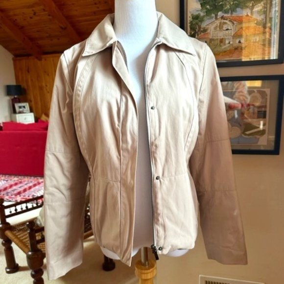 ANN TAYLOR Beige Tan Insulated All Weather Utility Jacket Parka – S - Picture 2 of 15